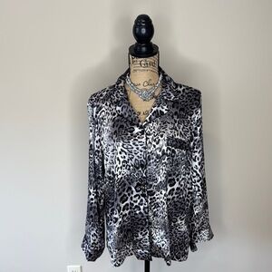 Victoria's Secret Black and White animal print pajamas